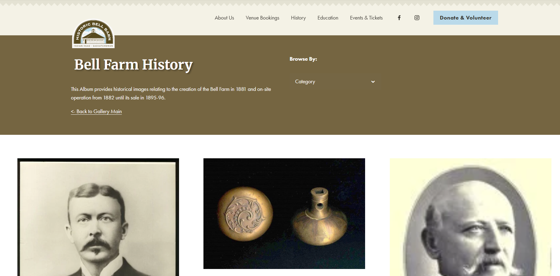 The Historic Bell Barn website
